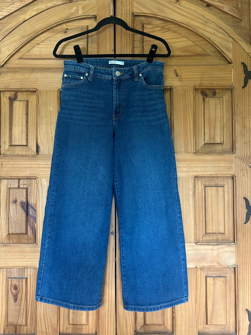 NINE WEST Wide Leg High Rise Cropped